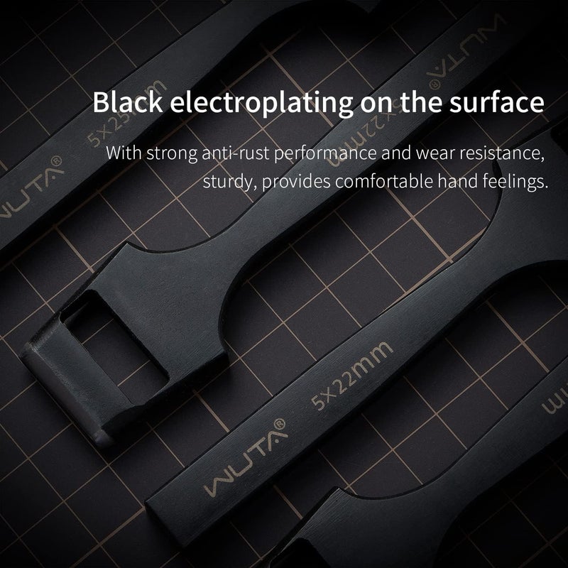 WUTA Belt Hole Puncher Oval Hole Cutter Strap Watch Band Flat Punch Tools Leather Hollow Punch for Leather Crafting (5 * 16mm) - Image 4
